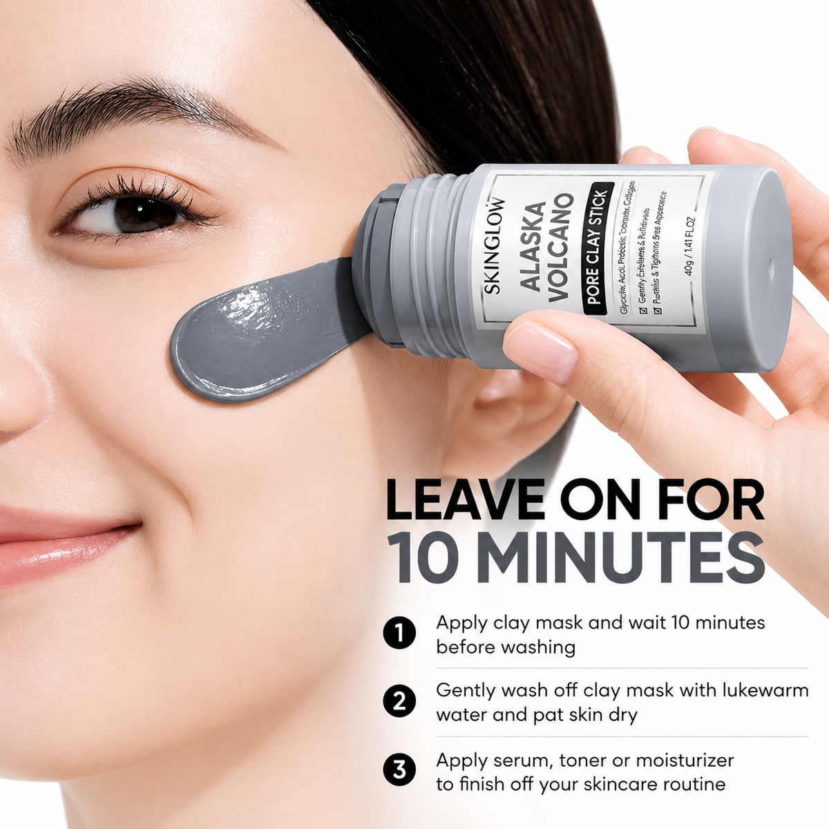 Alaska Volcano Pore Clay Stick